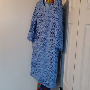 Light blue lace dress